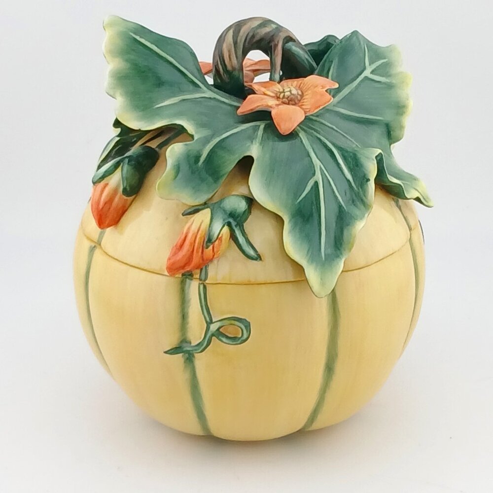 Fitz & Floyd Le Jardin Potageros Melon Box Vintage Mint  Orig Box Whimsical